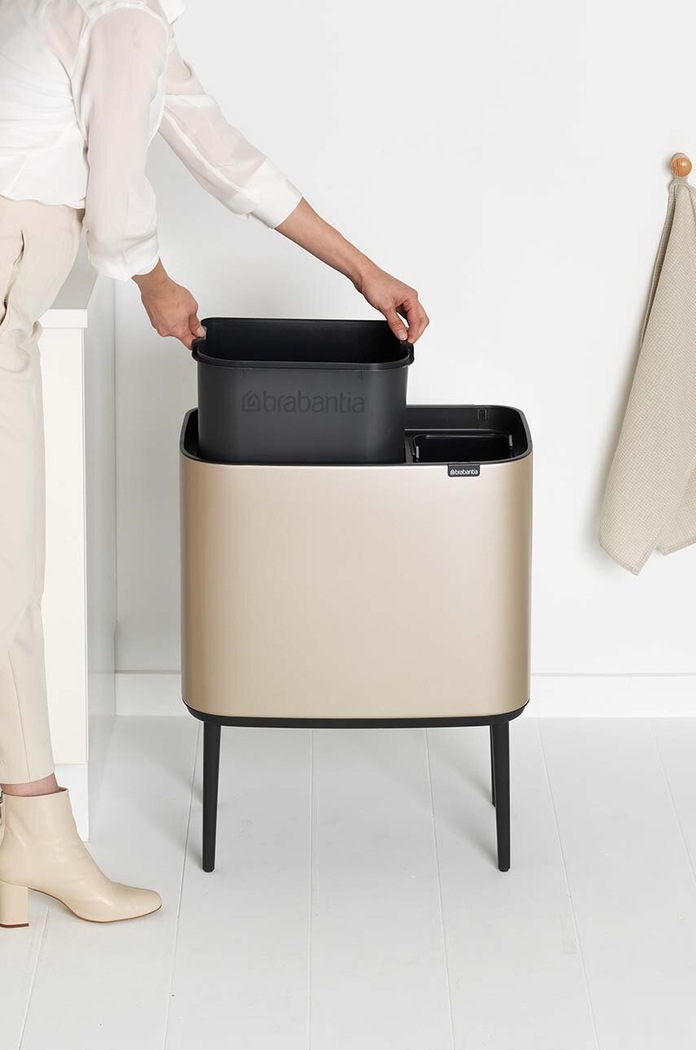 Brabantia cestino dei rifiuti Bo Touch, 11 + 23 L 304620