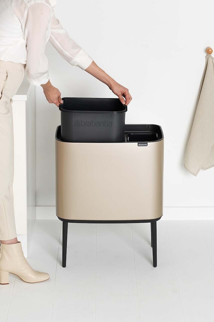 Brabantia cestino dei rifiuti Bo Touch, 11 + 23 L 304620