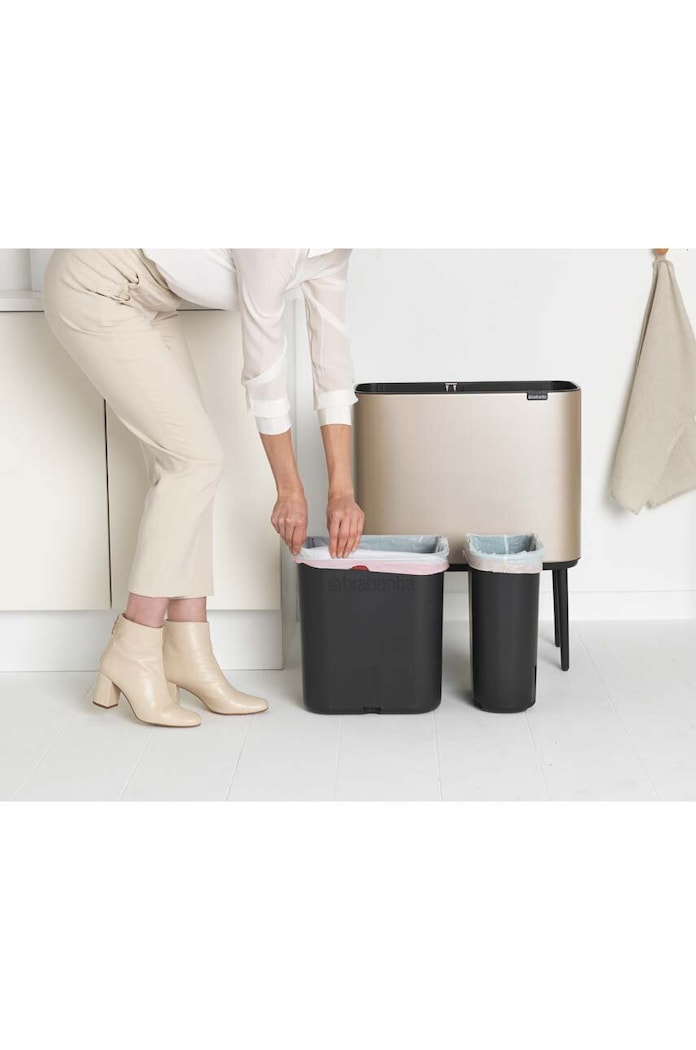 Brabantia cestino dei rifiuti Bo Touch, 11 + 23 L 304620