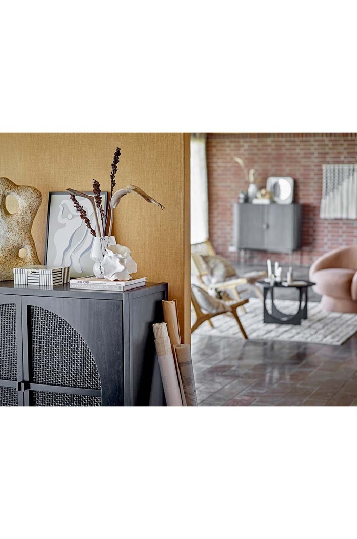 Living și dormitor Bloomingville decorație 82060502 alb