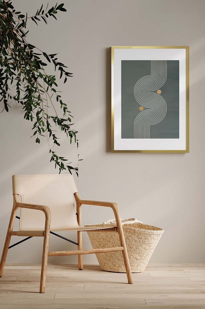 Obývacia izba a spálňa Nástenná dekorácia v ráme 58 x 78 cm 15.41.201.23276 viacfarebná