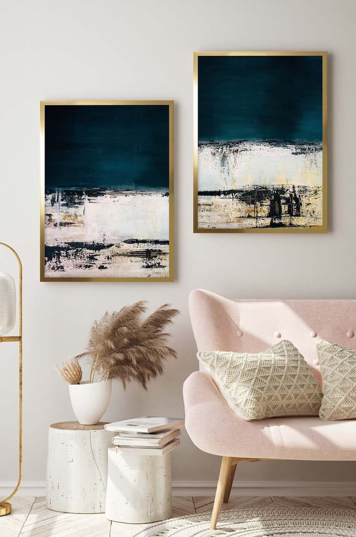 Obývacia izba a spálňa Nástenná dekorácia v ráme 53 x 73 cm 15.41.201.3729 viacfarebná