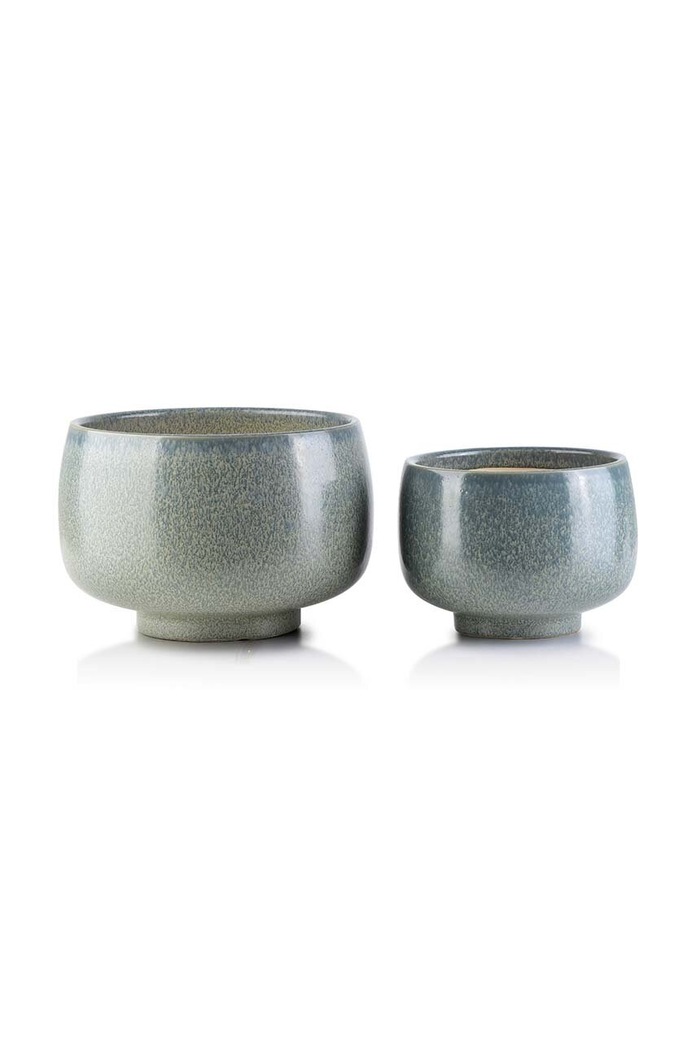 Affek Design zestaw osłonek na doniczki 2-pack turkusowy HTYE2182