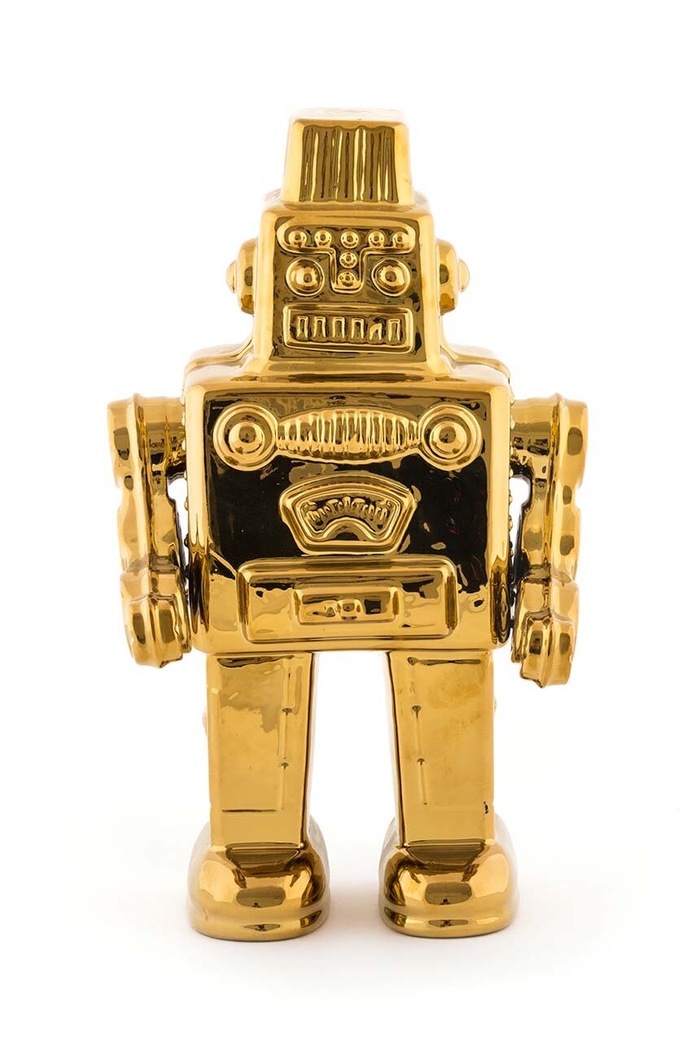 Ukras Seletti Memorabilia Gold My Robot 10412 zlatna AA00