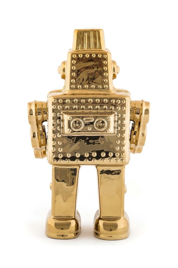 Ukras Seletti Memorabilia Gold My Robot zlatna 10412