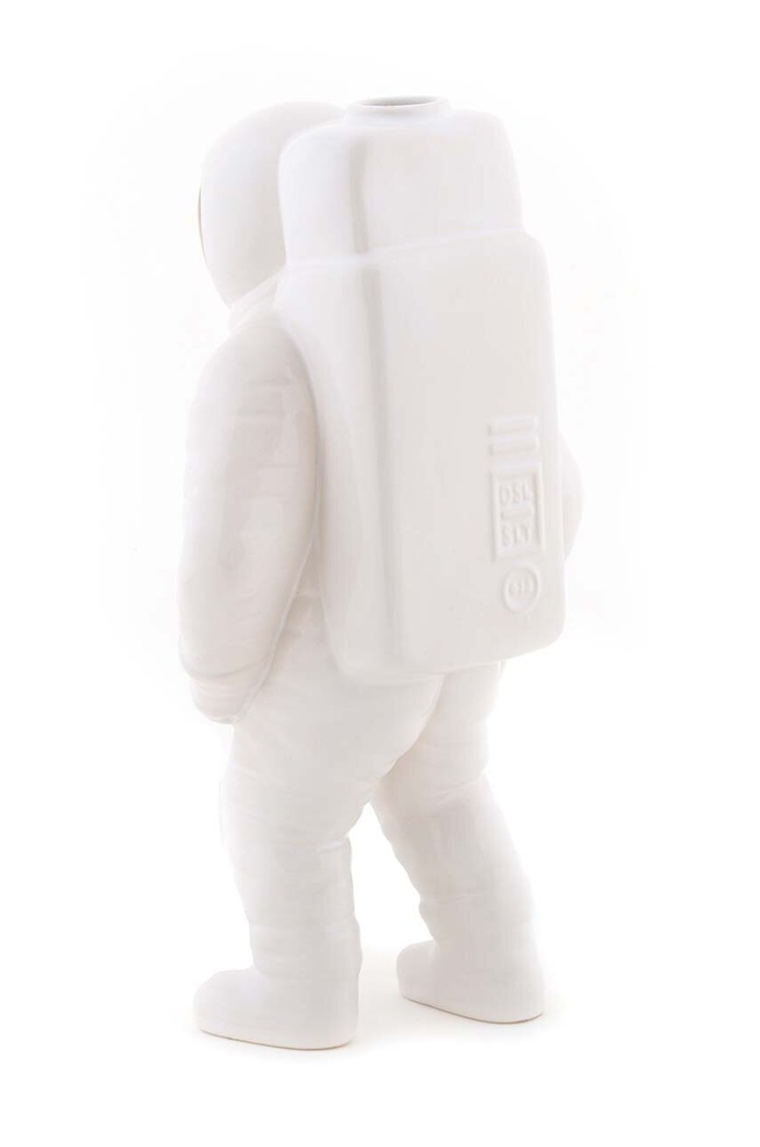 Всекидневна и спалня Декоративна ваза Seletti Cosmic Diner Starman 10932 бял