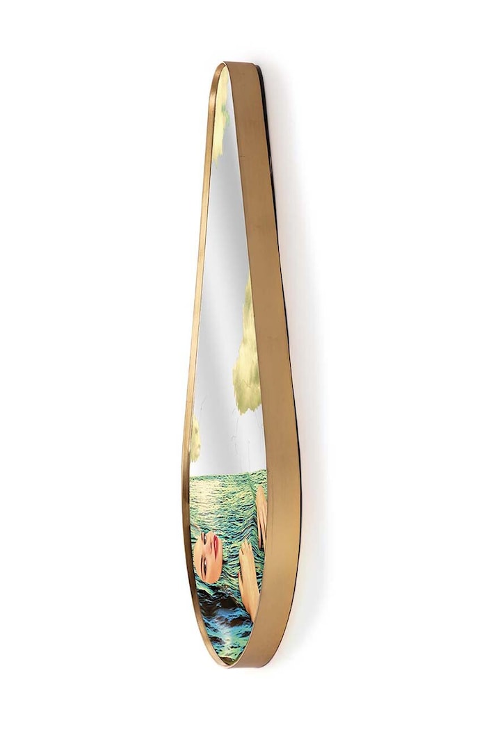 Zidno ogledalo Seletti Pear Sea Girl 17074 šarena AA00