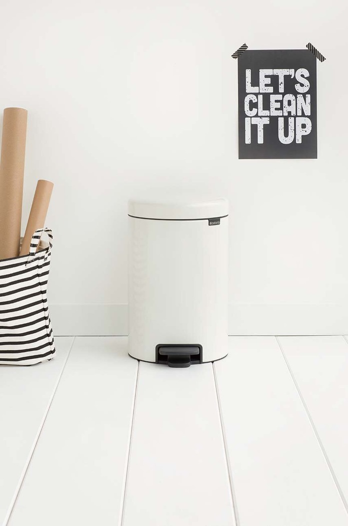 Brabantia cestino dei rifiuti NewIcon 12 L 111969. bianco