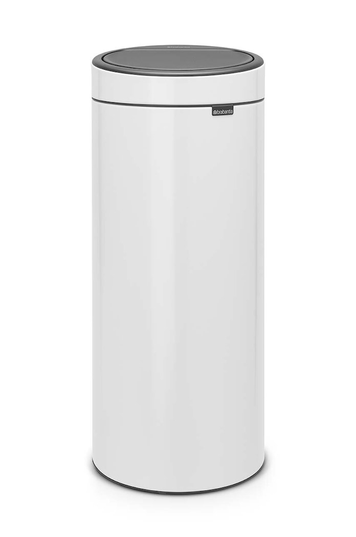 Brabantia cestino dei rifiuti Touch Bin New, 30 L bianco 115141