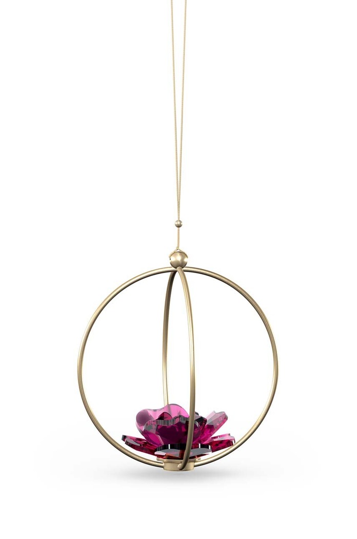 Swarovski Στολίδι Swarovski Garden Tales Rose Ball Ornament χρυσαφί 5557805