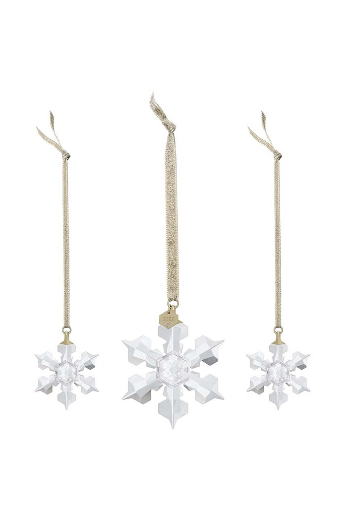 Swarovski dekoracja Annual Edition 2022 Ornament Set 3-pack 5634889 transparentny AA00