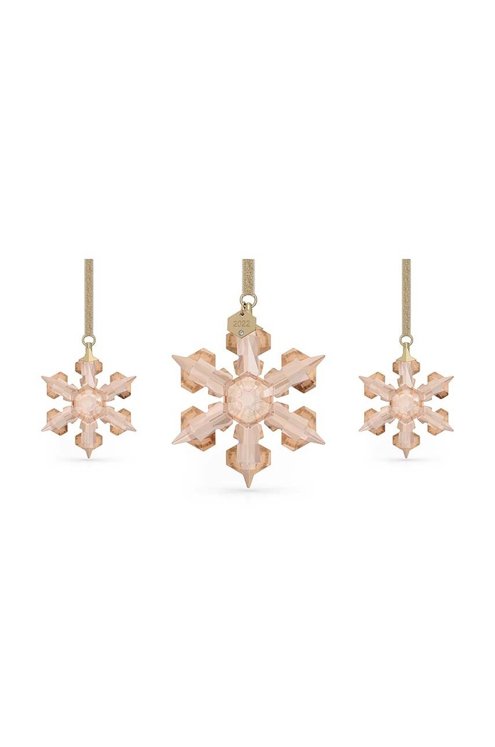 Swarovski dekoracja Festive Onament Set Annual Edition 2022 3-pack transparentny 5634890