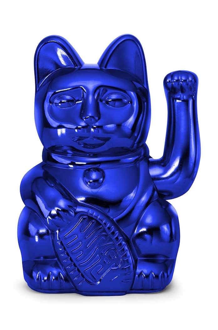 Dekorace Donkey Lucky Cat Cosmic Edition Earth modrá 360010.