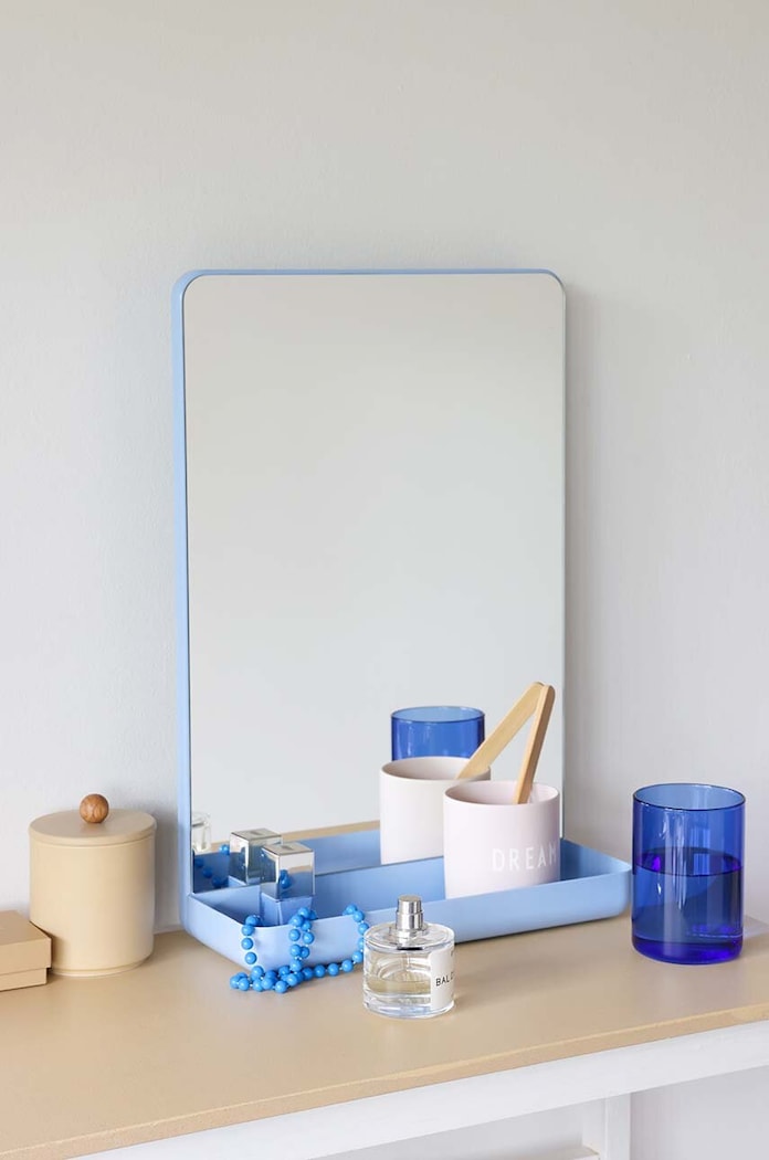 Σαλόνι και υπνοδωμάτιο Καθρέφτης τοίχου Design Letters Mirror & More 10101301LIGHTBLUE μπλε