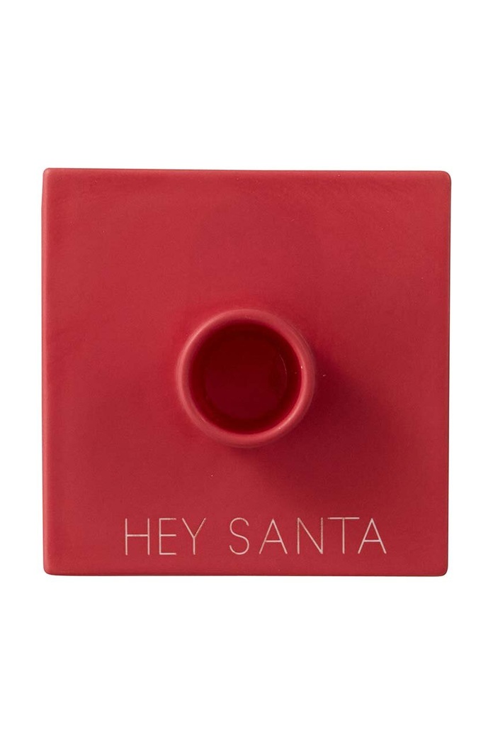 Декоративен свещник Design Letters Square Favourites червен 10101012ROSEHSANTA