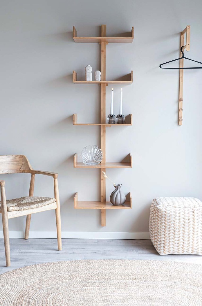 Σαλόνι και υπνοδωμάτιο Κρεμάστρα τοίχου House Nordic Trento 4494085 μπεζ
