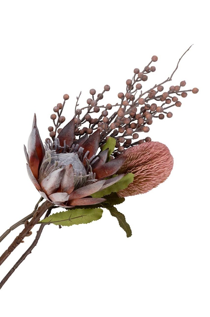 Umělé květiny House Nordic King Protea Bouquet vícebarevná 9501150