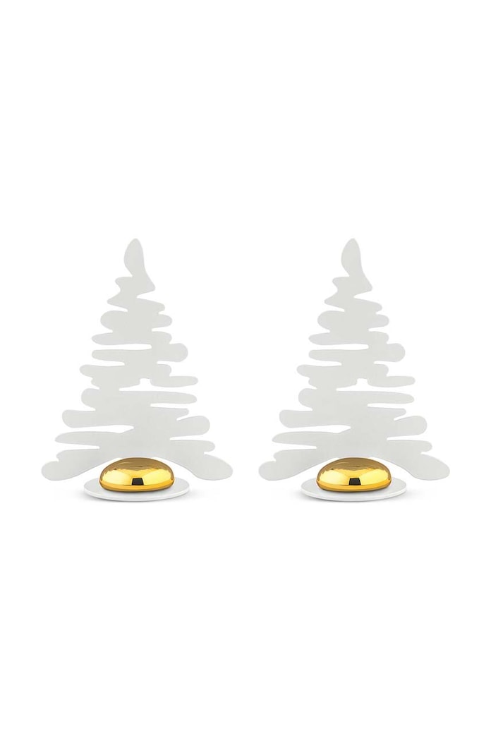 Set stojal za vinske kozarce Alessi Barkplace Tree 2-pack bela BM16S2.W