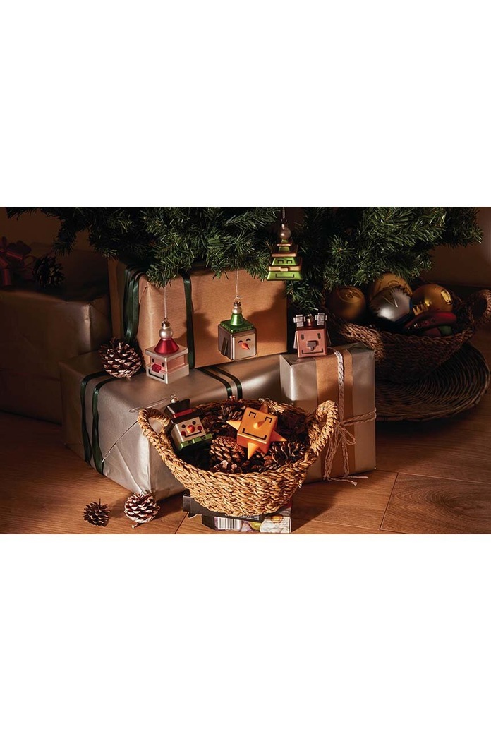 Лайфстайл Украса за елха Alessi Santa Cube GJ02.1 многоцветен