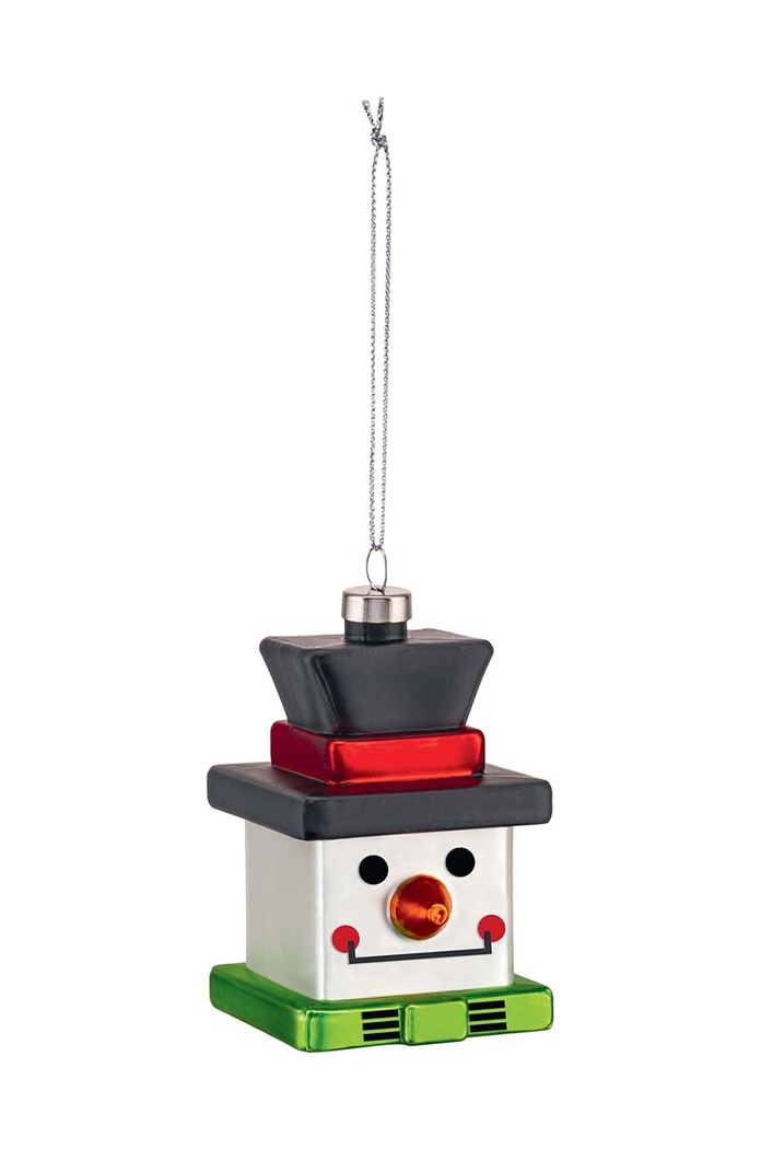 Στολίδι για το Χριστουγεννιάτικο δέντρο Alessi Snow Cube GJ02.3 πολύχρωμο AA00