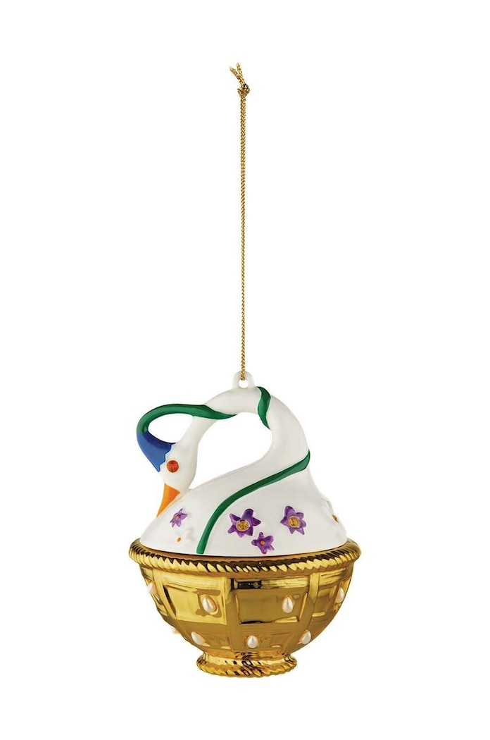 Alessi bombka choinkowa Cigno di Primavera multicolor MJ16.10