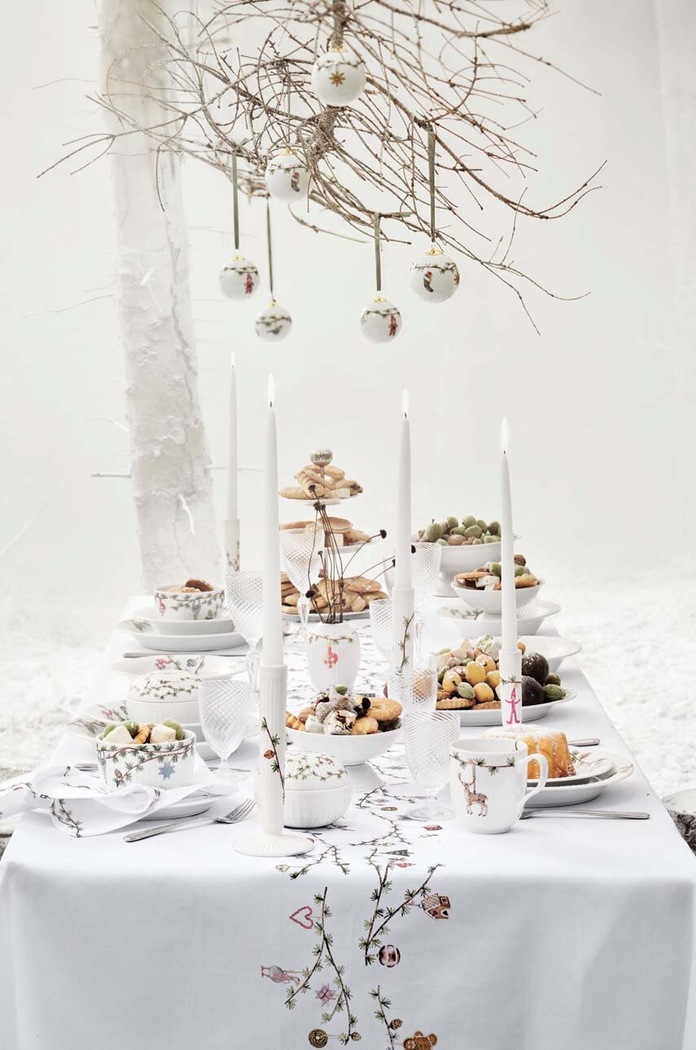 Dnevni boravak i spavaća soba Ukrasni svijećnjak Kähler Christmas 693249 šarena