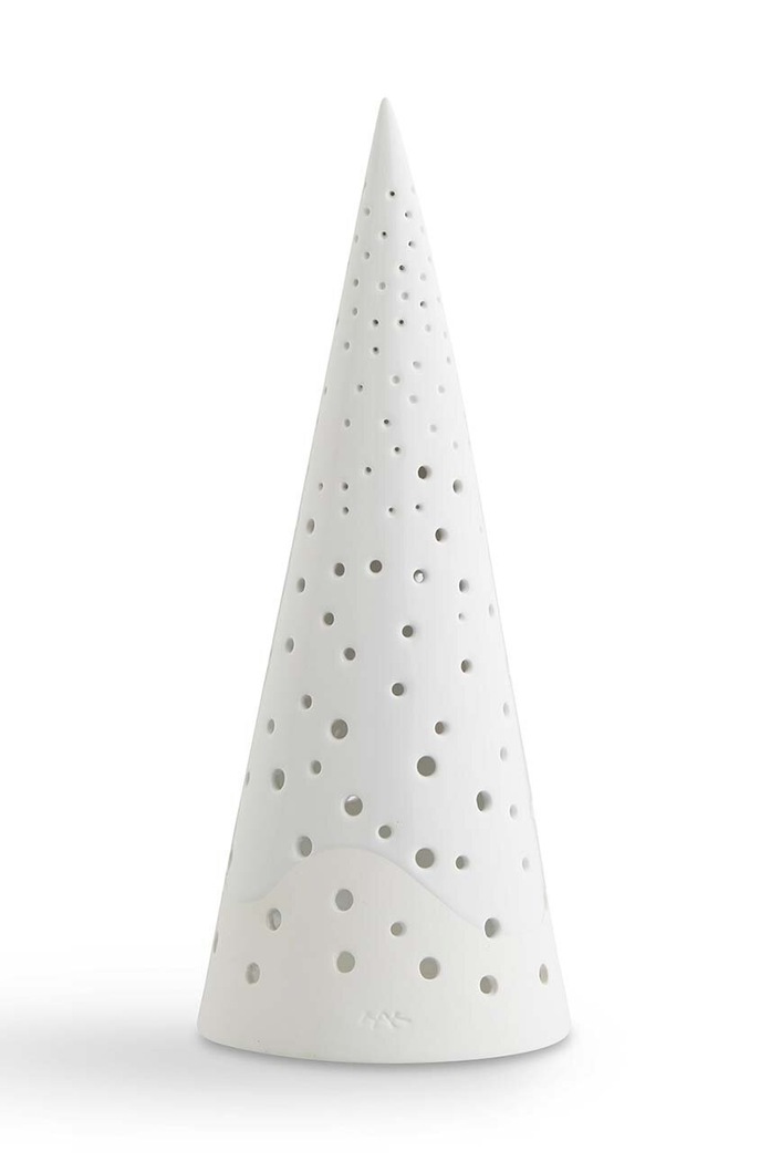 Kähler sfesnic decorativ Nobili alb 692418.