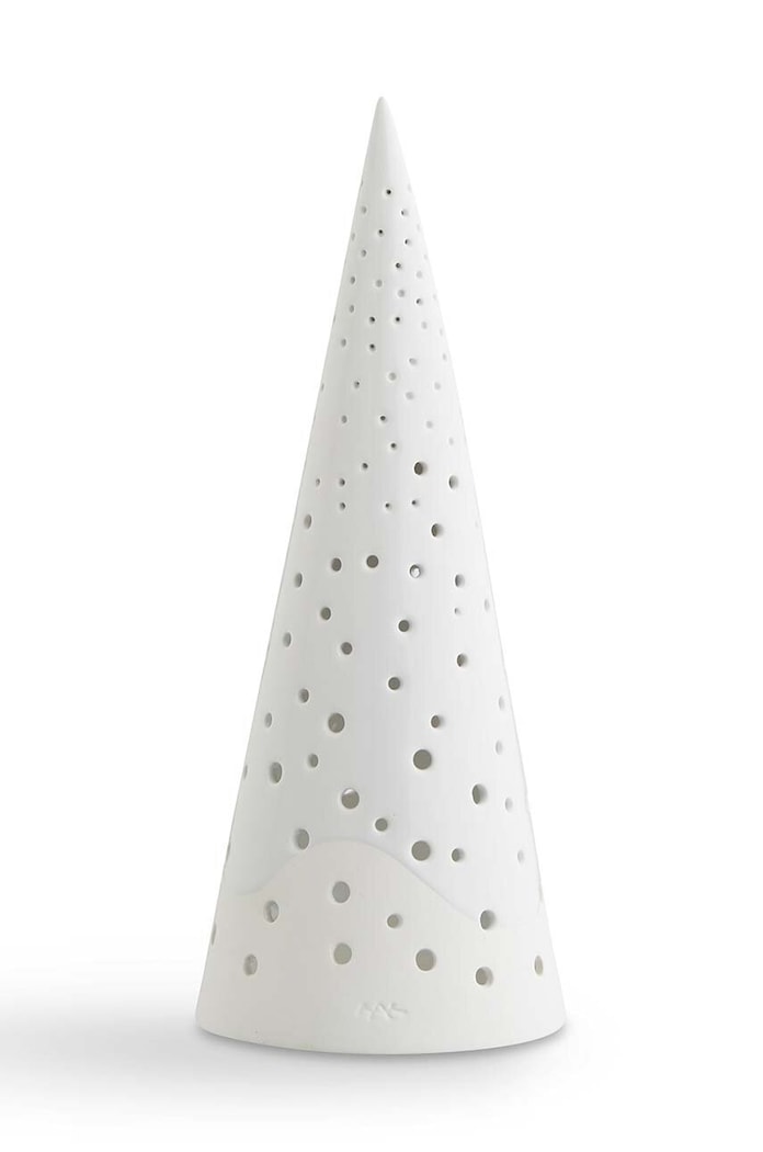 Kähler sfesnic decorativ Nobili alb 692418.