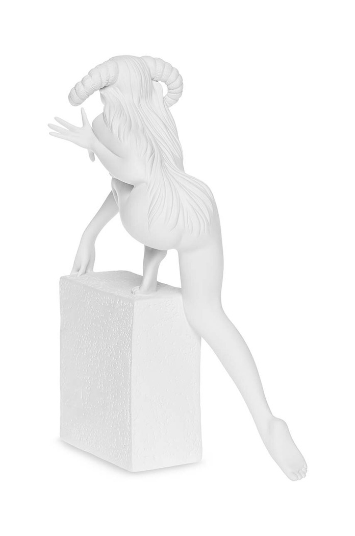 Christel figurka dekoracyjna 25 cm Baran DK94133 biały AA00