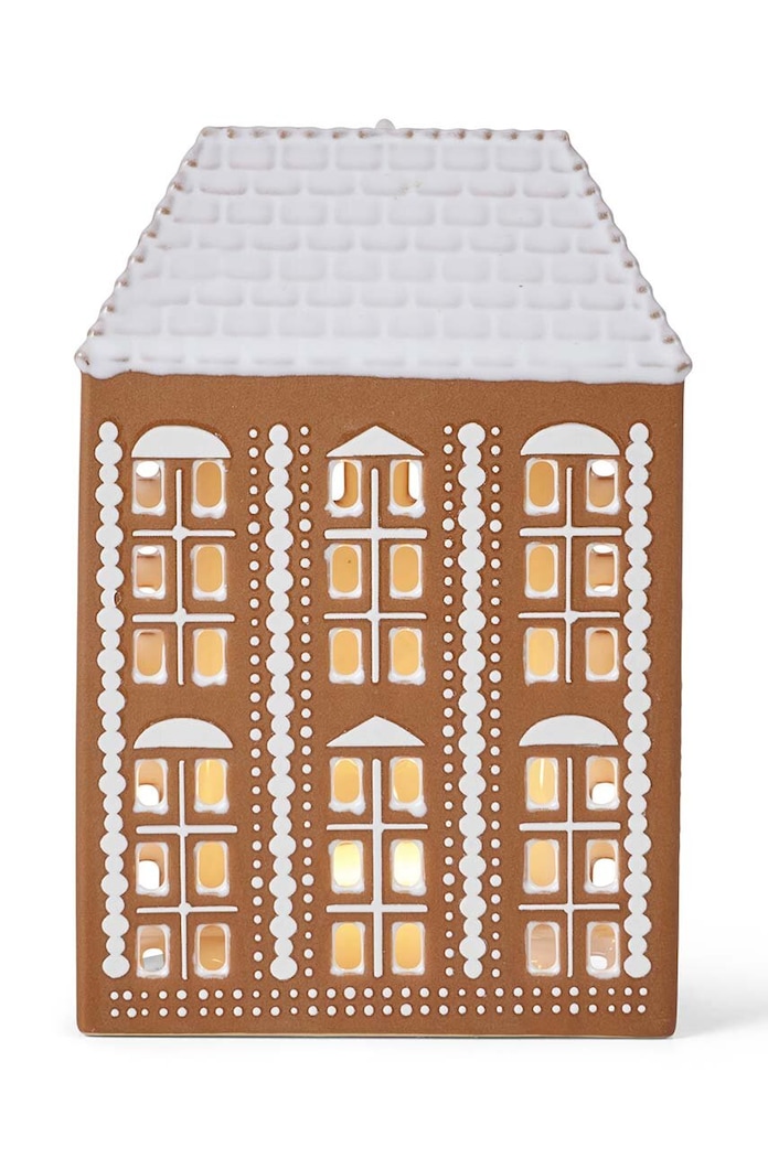 Lifestyle Kähler felinar Gingerbread Lighthouse L 693522 portocaliu