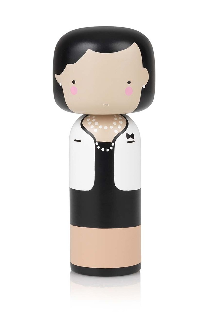 Lucie Kaas bambola kokeshi Coco multicolore SI01COL