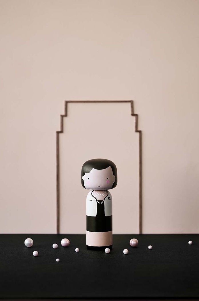 Lifestyle Lucie Kaas bambola kokeshi Coco SI01COL multicolore