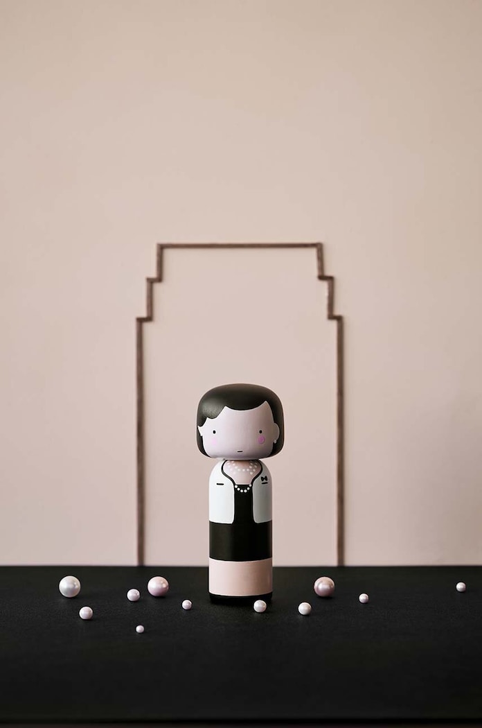 Lifestyle Lucie Kaas bambola kokeshi Coco SI01COL multicolore