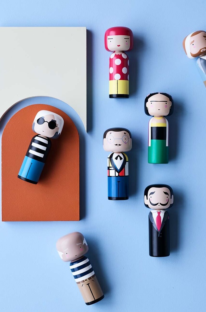 Lifestyle Lucie Kaas kokeshi baba Dot SI01DO többszínű