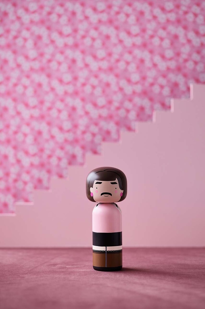 Lucie Kaas lalka kokeshi Freddie SI02FR2 multicolor AA00