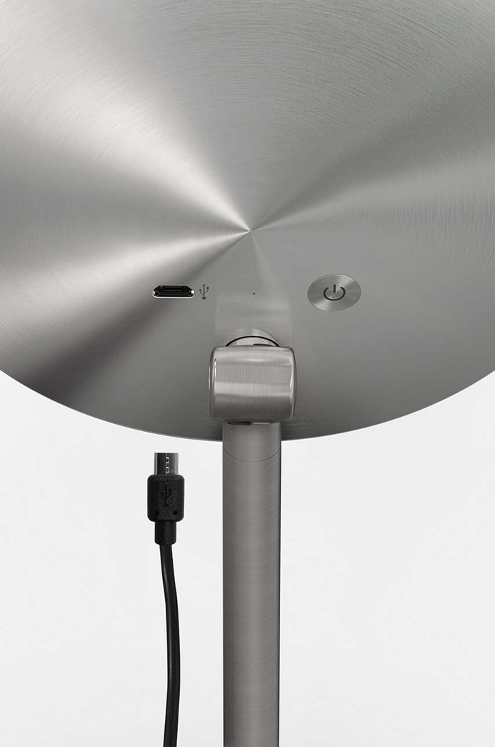 Zrcadlo s LED osvětlením Simplehuman Sensor Mirror Fold šedá ST3004
