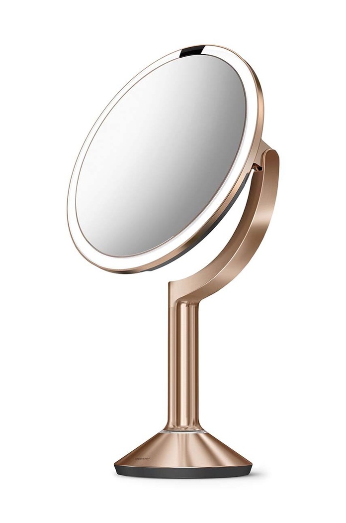 Baie Simplehuman oglindă cu iluminare led Sensor Mirror Trio ST3034 bej
