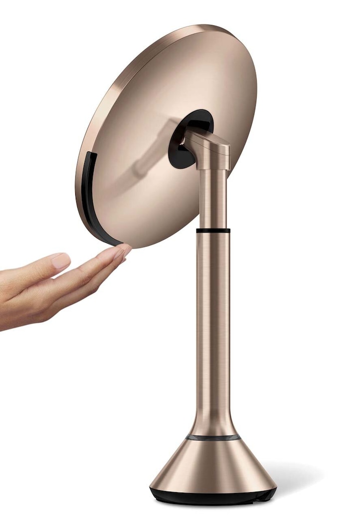 Baie Simplehuman Oglindă cu iluminare led sensor Mirror W Brightness Control ST3053 bej