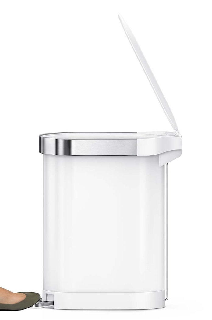 Simplehuman cos de gunoi 45 l alb CW2069