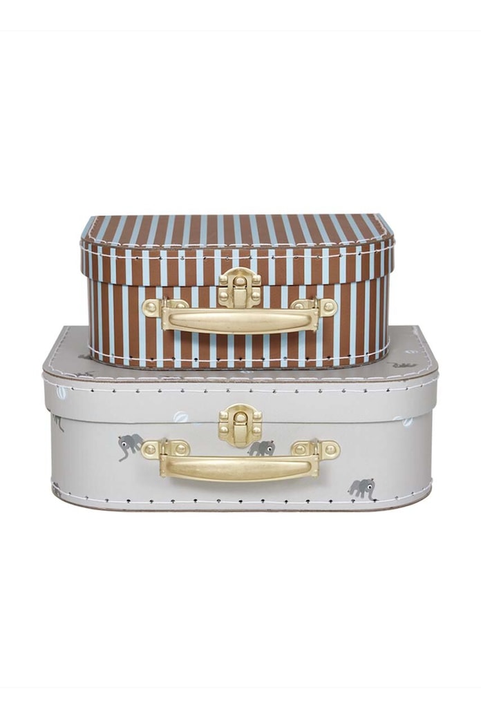OYOY walizka Mini Suitcase Elephant 2-pack multicolor M107396