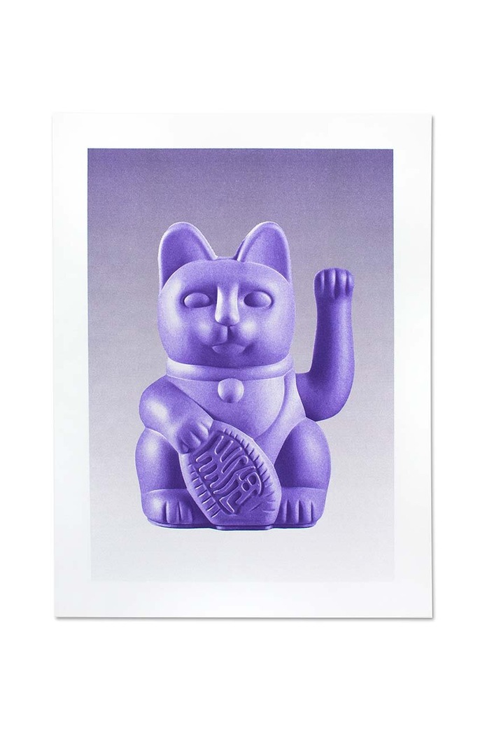 Διακοσμητικό τοίχου Donkey Lucky Cat πολύχρωμο 400626