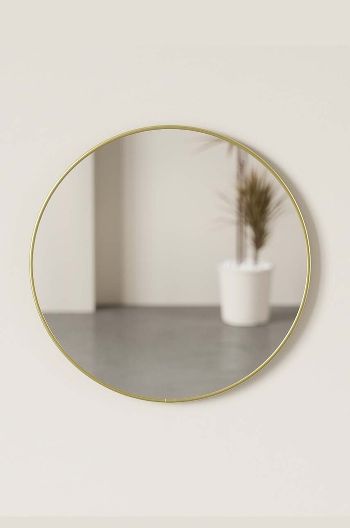 Nástenné zrkadlo Umbra Hubba Wall Mirror žltá 1018526.104