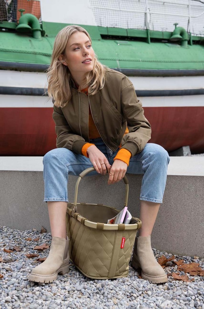 Košík Reisenthel Carrybag Rhombus 22 L RBK5047 béžová
