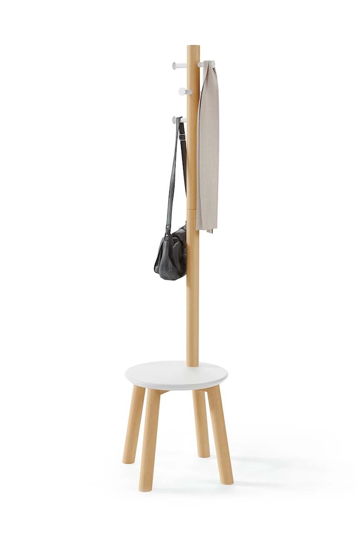 Vešiak na vrchné oblečenie Umbra Pillar Stool and Coat Rack 1014257.668 viacfarebná AA00