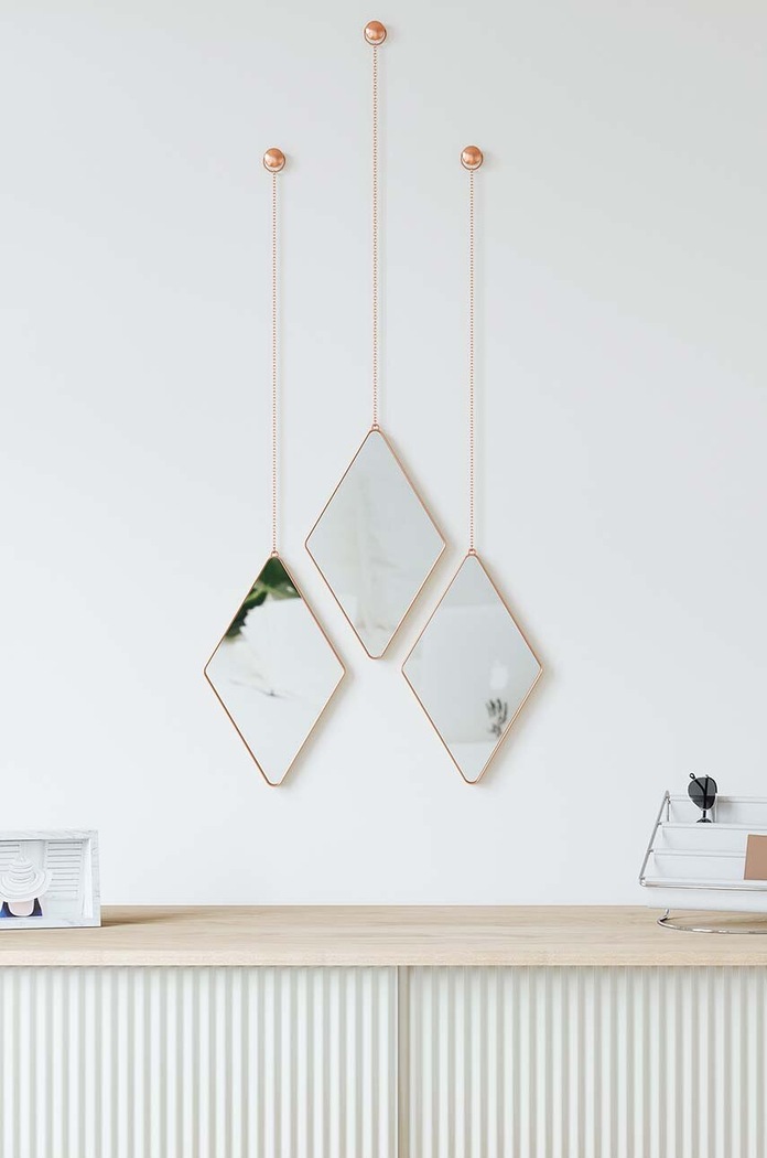 Umbra Set de oglinzi Dima Diamond 3-pack 358777.880