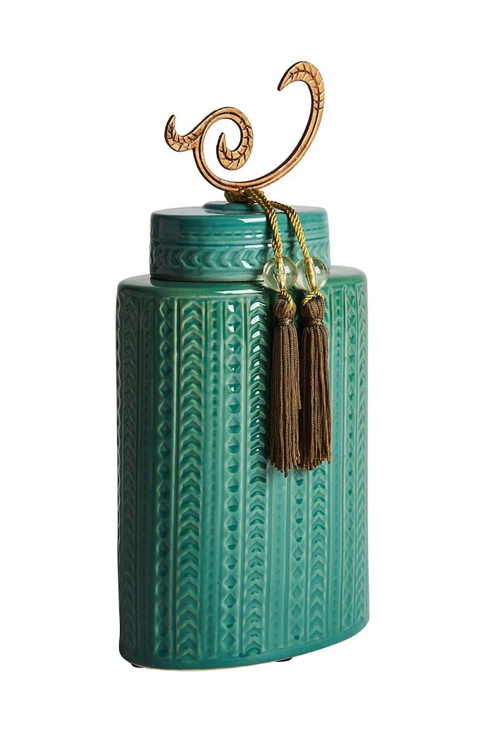Vical wazon dekoracyjny Nekane Vase 24259 turkusowy AA00