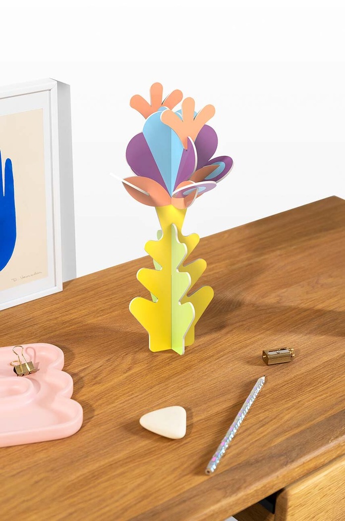 Obývacia izba a spálňa Diy sochárstvo Octaevo Flower Paper Sculpture 4 OEFPS4.21 viacfarebná