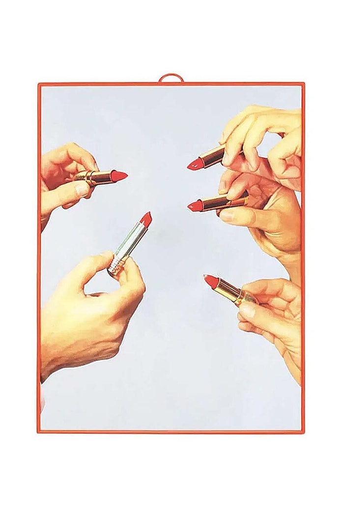 Zidno ogledalo Seletti Lipsticks 22,5 x 29,5 cm šarena 17115