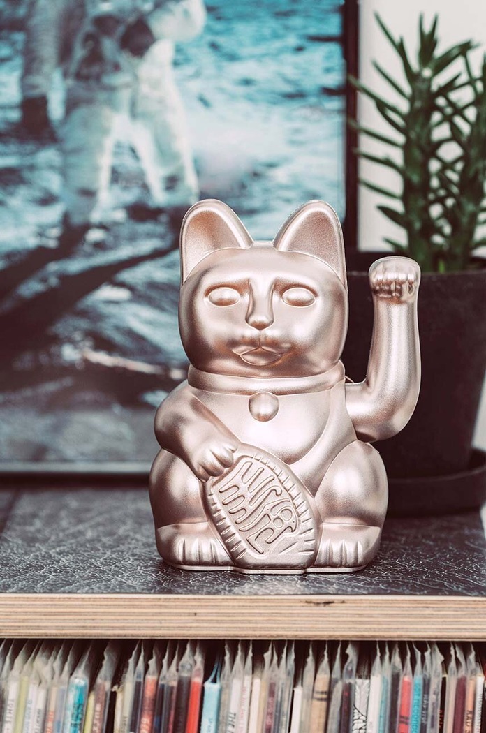 Donkey decorație Lucky Cat 330439 bej AA00