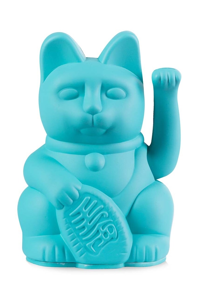 Декорація Donkey Lucky Cat Mini - Turquoise бірюзовий 330475